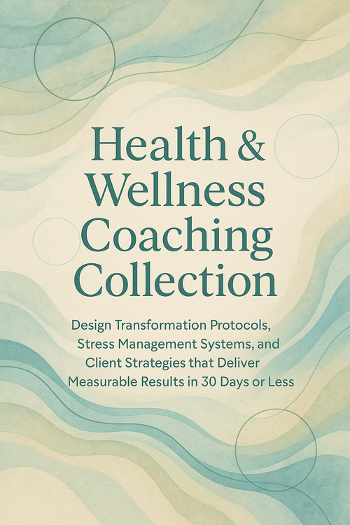 30-Day Wellness Coach Blueprint: Rapid Transformation Protocols & Client Success Strategies